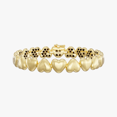Legato Heart Gold Bracelet